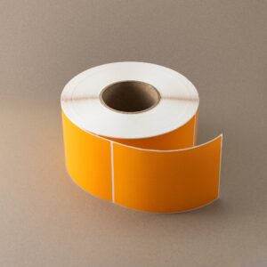 Orange Direct Thermal Labels – 1,000/roll