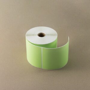 Green Direct Thermal Labels – 100x150mm | 500/roll
