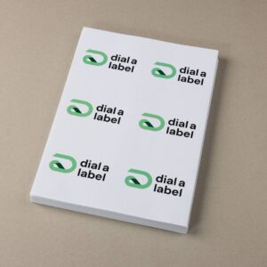 Laser Labels – 6UP Per Sheet | Custom Size